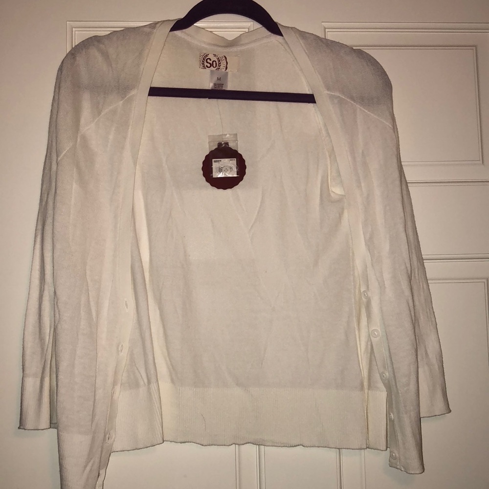 White Cardigan
